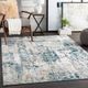 Surya Quatro Dark Blue 7'x10' Area Rug-5