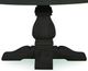 John Thomas Furniture® Vista Coal/Hickory 52" Dining Table with Banks Pedestal Base-1