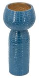 A & B Home Blue Flower Vase-1
