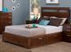 Handstone Cordova Queen 4 Drawer Storage Platform Bed With 15” Low Footboard-0