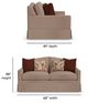 Flexsteel® Customizable Lottie Skirted Loveseat-2