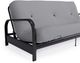 dhp furniture® Cleo Herringbone Futon with Arms-3