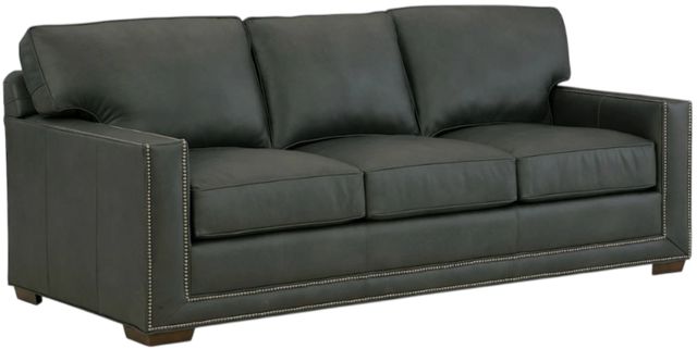 Craftmaster® Customizable CM Leather 90" Sofa-0