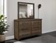 International Furniture Direct Town Brown/Gray Dresser-1