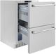 ZLINE 24 in. Touchstone 168 Can Outdoor-Rated Dual Refrigerator Drawer with Satin Stainless Steel Doors-3