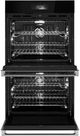 Jennair® NOIR™ 30" Stainless Steel Double Electric Wall Oven with V2™ Vertical Dual-Fan True Convection with Advanced Temperature Precision-1