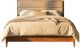 Liberty Furniture Century Modern Light Ecru/Satin Walnut Queen Upholstered Platform Bed-0
