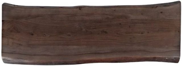 Jofran Inc. Nature's Edge Slate Console Sofa Table with Black Base-2