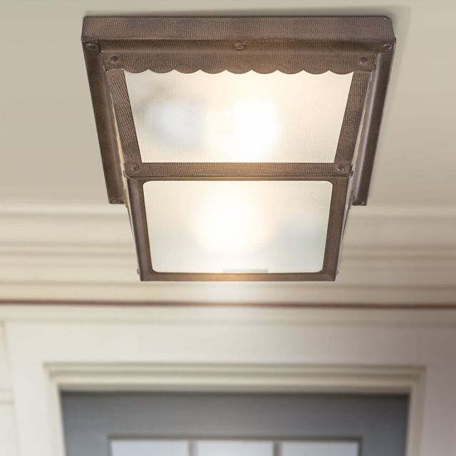 YHD Dark Brown Finish Fluorescent Exterior Lighting-1