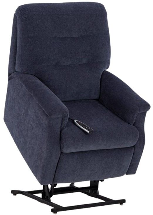 HomeStretch Barbara Jean Navy Power Recliner Lift-1