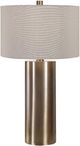Uttermost® Taria Antiqued Brushed Brass Table Lamp-0
