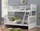 IFDC White Youth Single/Double Bunk Storage Bed-2