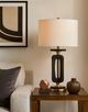 StyleCraft Optical Black Table Lamp-1
