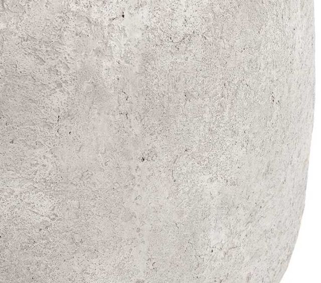 Classic Home Britney Light Gray Concrete Outdoor End Table-3