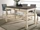 Furniture of America® Plymouth 6-Piece Dark Gray/Ivory Counter-Height Dining Set-1