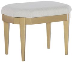Legacy Kids Teen Chelsea By RR Gold/White Vanity Stool