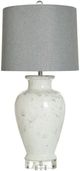 Harp & Finial® Julian White Table Lamp-0