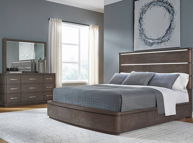 Liberty Furniture Cascade Falls Satin Espresso Queen Panel Bed-1