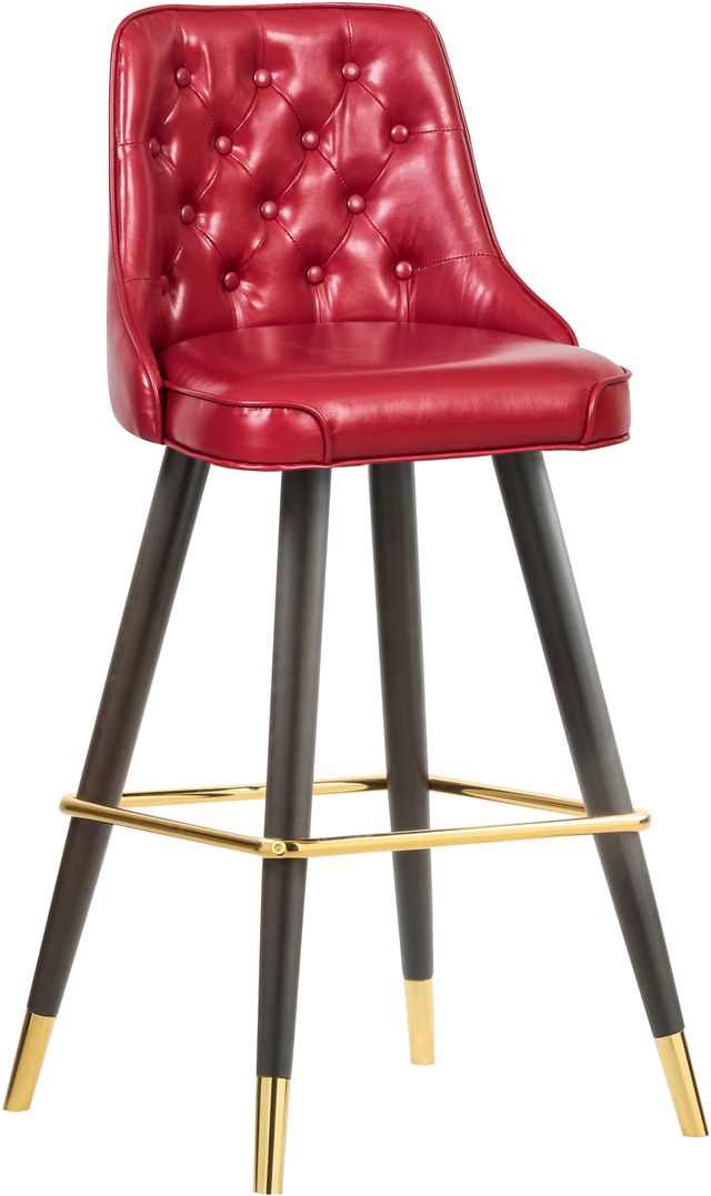 Meridian Furniture Portnoy Red Faux Leather Counter Stool-0