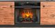 Sunny Designs™ Alpine Gray/Tobacco Leaf TV Console with Fireplace Option-2