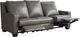 Universal Explore Home™ Jackson Aline Anthracite Power Reclining Sofa-1