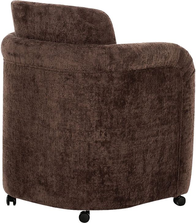 Moe's Home Collection Mesto Dark Brown Rolling Dining Chair-3