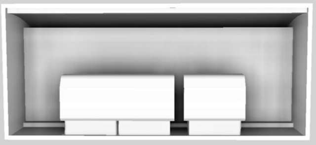Vent-A-Hood® 54" White Wall Mounted Range Hood-3