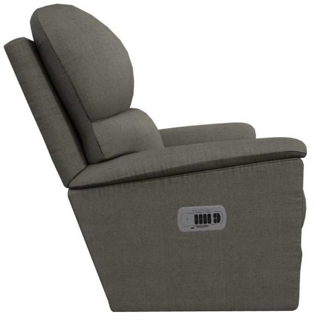 La-Z-Boy® Brooks Gray Power Wall Recliner with Headrest and Lumbar-3