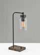 Adesso® Bristol Black/Brown Desk Lamp-3