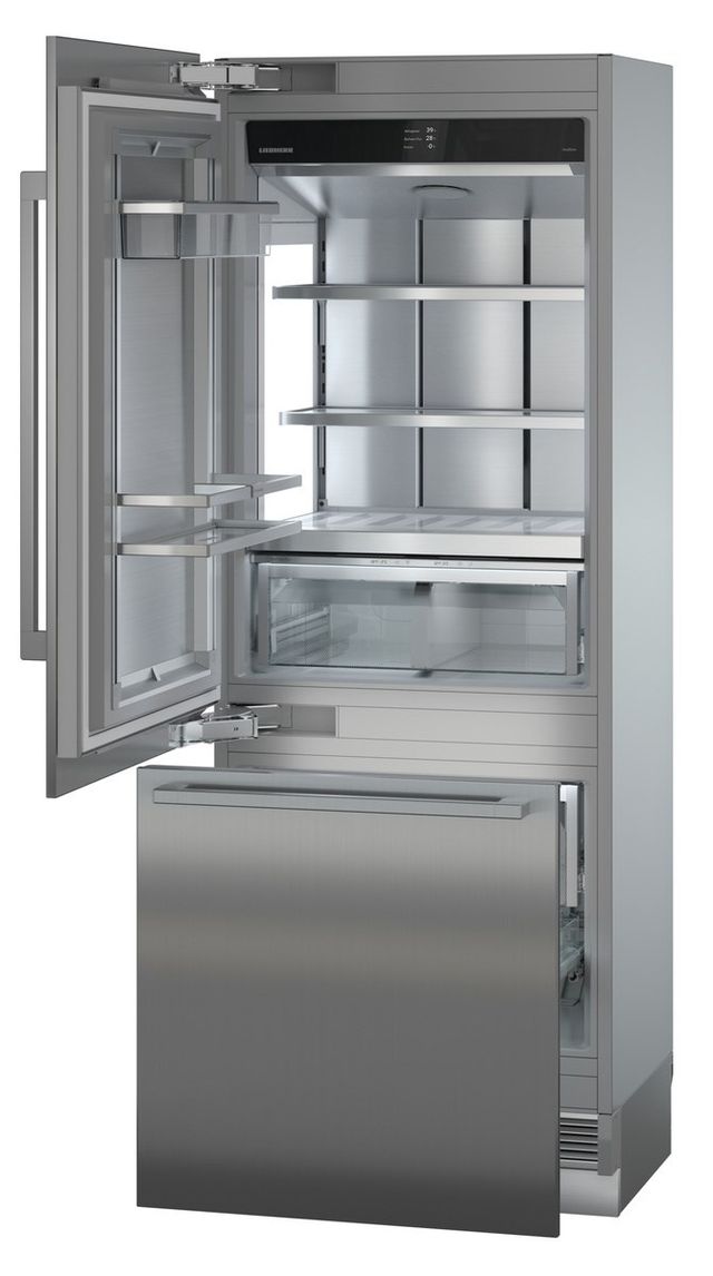 Liebherr 30" 14.5 Cu. Ft. Panel Ready Counter Depth Bottom Freezer Refrigerator with BioFresh-3