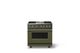 Viking® 5 Series 36" Martini Pro Style Dual Fuel (NG) Range with Polished Chrome Trim-0