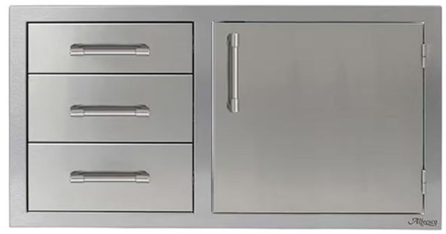 Alfresco™ 42" Stainless Steel Outdoor Door and Drawers Combo-0