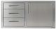 Alfresco™ 42" Stainless Steel Outdoor Door and Drawers Combo-0
