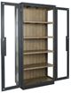 Classic Home Larson Carbon Black 82" Tall Cabinet-4
