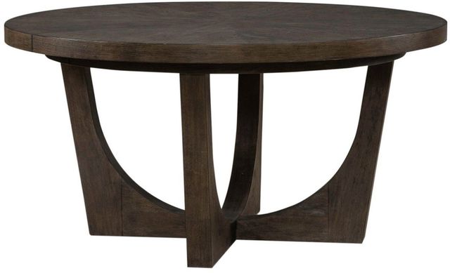 Liberty Furniture Cascade Falls Satin Espresso Pedestal Dining Table-2
