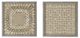 A & B Home Lucinda 2-Piece Beige/White Shadow Box Wall Decor Set-1