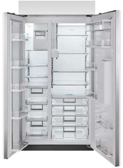 Sub-Zero® Classic Series 42" 24.0 Cu. Ft. Stainless Steel Built In Side-by-Side Refrigerator/Freezer with External Ice and Water Dispenser-1