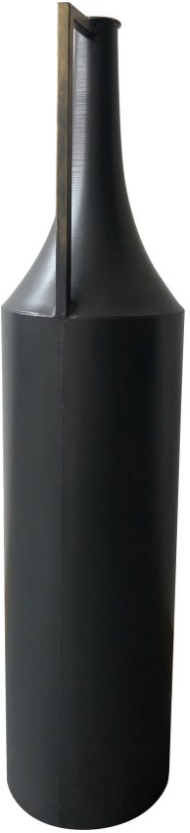 Moe's Home Collection Argus Black Metal Vase-1