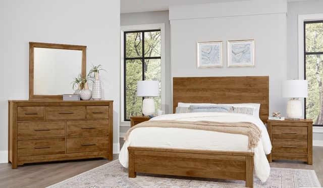 Artisan & Post by Vaughan-Bassett Crafted Cherry Bedroom by Ben & Erin Napier Medium California King Plank Panel Bed-1