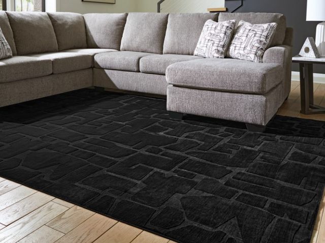 Signature Design by Ashley® Gibbswell Black 8'x10' Area Rug-4