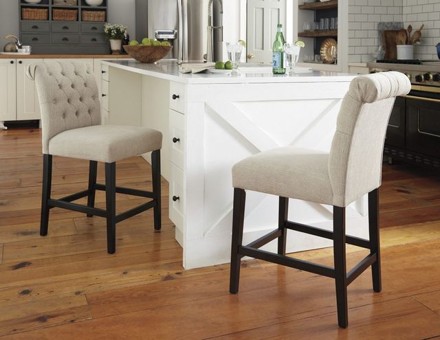 Signature Design by Ashley® Tripton Linen Counter Stool-1