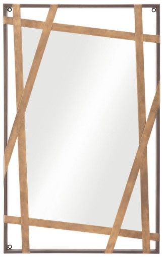 Zuo® Modern Tolix Antique Gold/Black Mirror-1