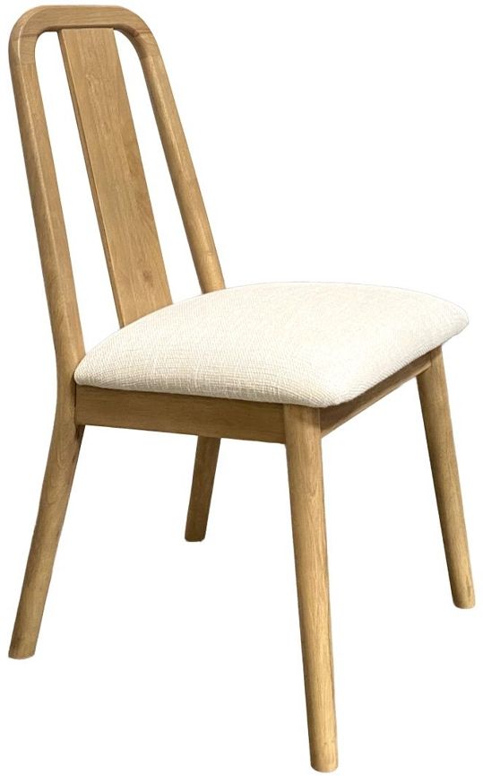 Nest Home Collections Natalie Weathered Timber/White Sand Dining Chair-0