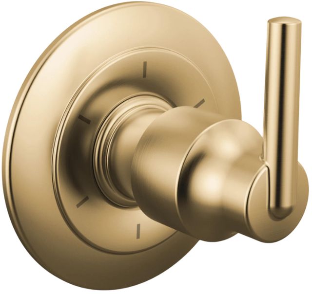 Delta Trinsic® Champagne Bronze 6-Setting 3-Port Diverter Trim-0