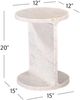 Bassett Mirror Emmett White Accent Table-2