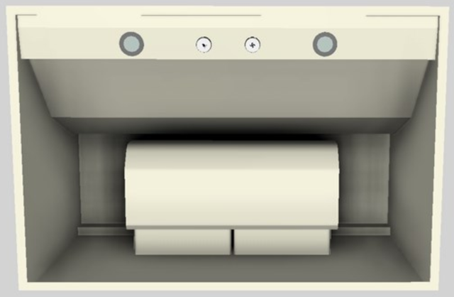 Vent-A-Hood® 36" Biscuit Wall Mounted Range Hood-3