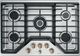 Café™ Brushed Bronze Gas Cooktop Knob Kit-2