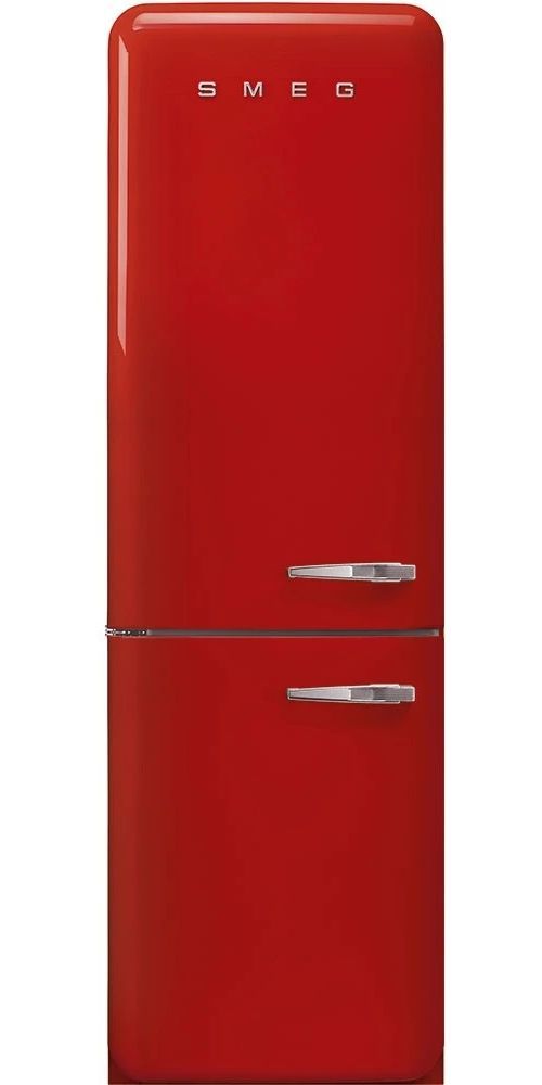 Smeg 50's Retro Style Aesthetic 11.7 Cu. Ft. Red Bottom Freezer Refrigerator-0