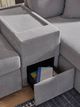 Signature Design by Ashley® Modmax 5-Piece Granite U-Shaped Pit Sectional with Storage Consoles-5