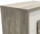 Elements International San Matteo Ash Gray/White Nightstand-1